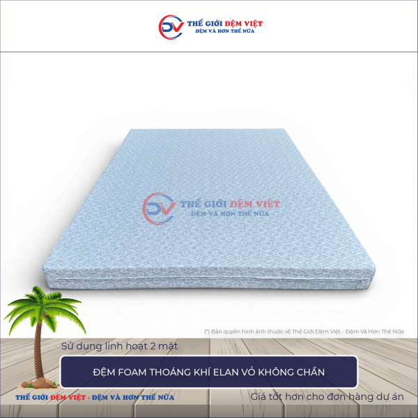 Đệm foam thoáng khí Elan